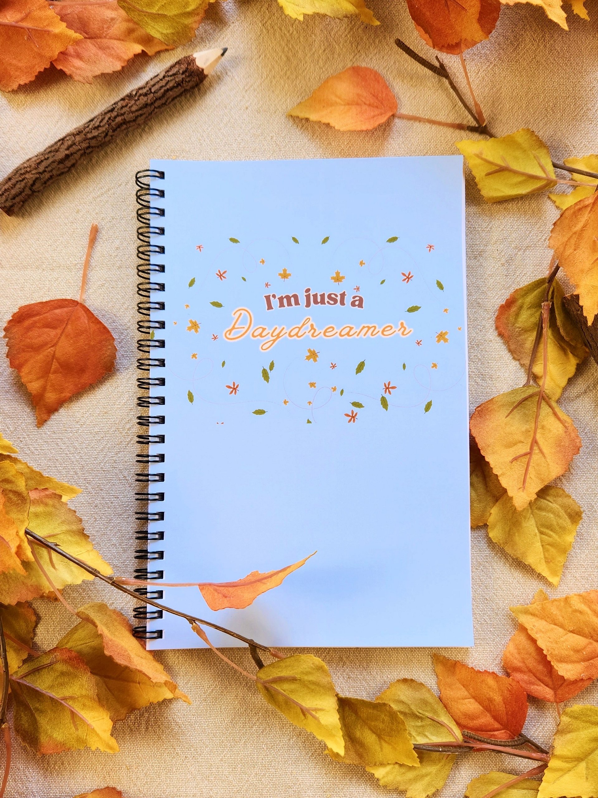 Autumn Daydreams Spiral Notebook/Journal (Blue) product image (1)