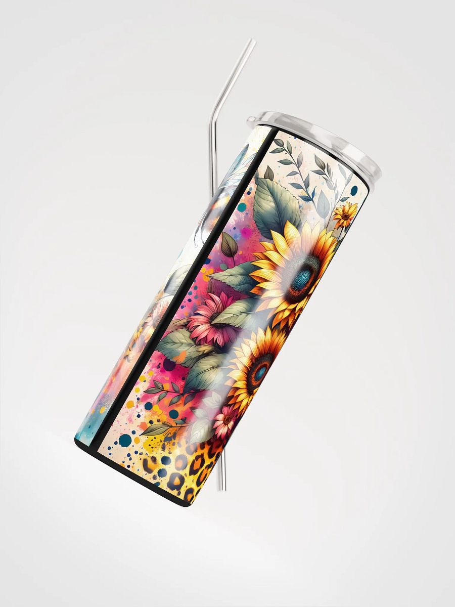 Sunflower Serenade Tumbler: Sip in Sunny Bliss! product image (5)