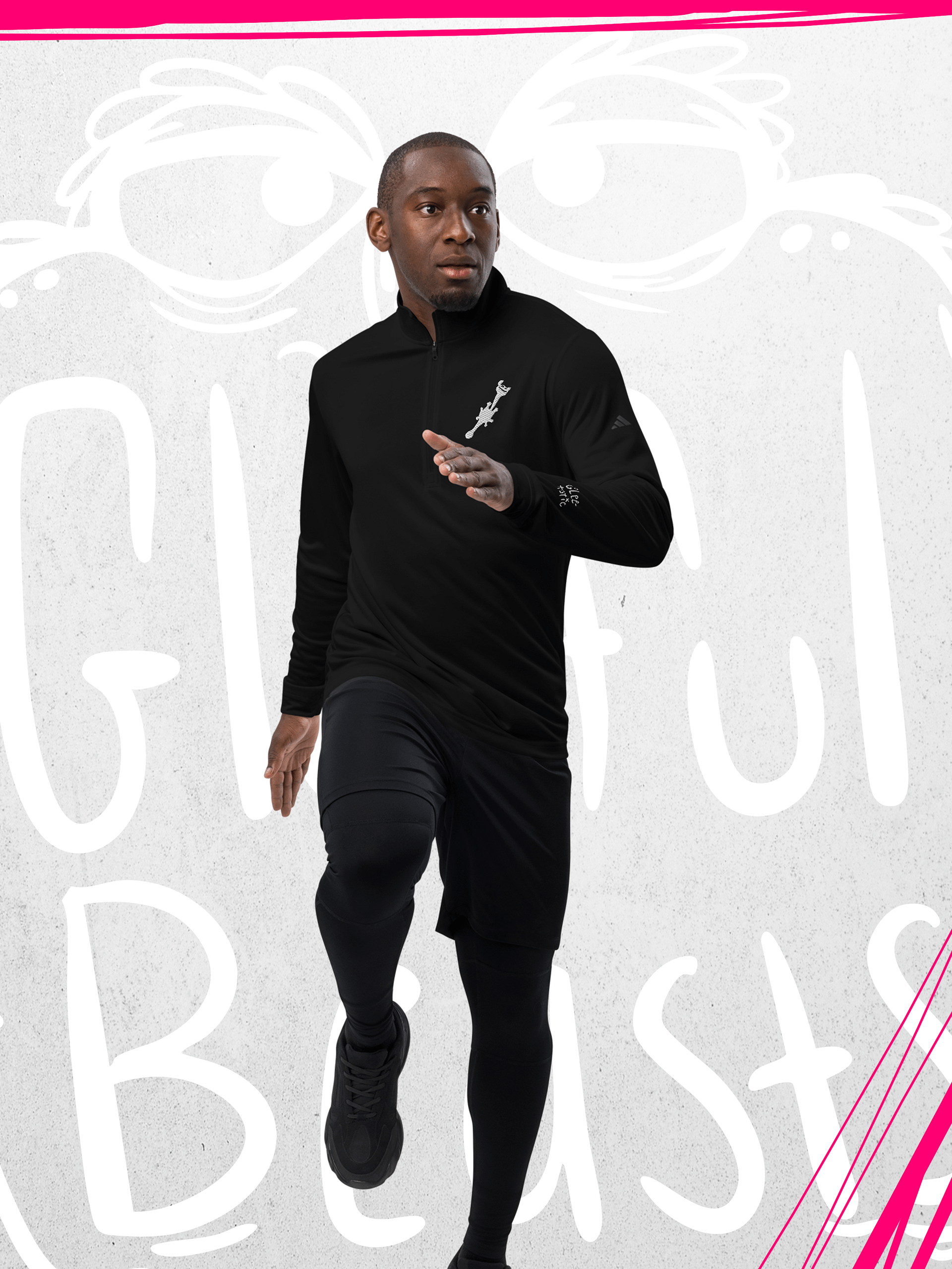 Balloof Glee-tastic Embroidered Quarter Zip product image (1)