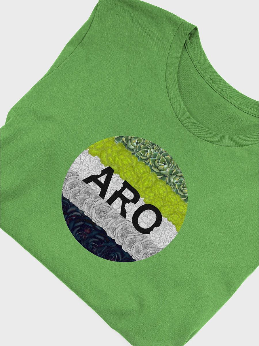 floral aromantic t-shirt product image (5)