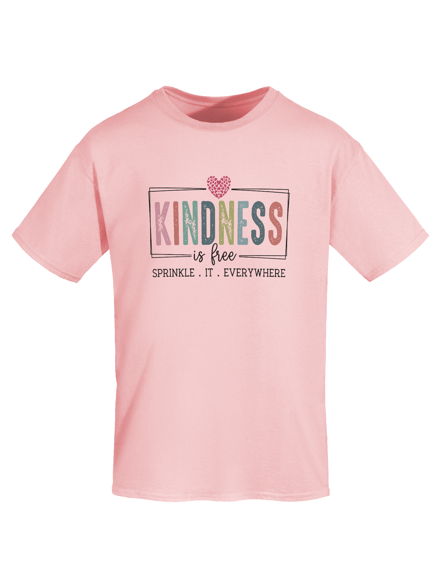 Kindness Is Free T-Shirt – Positive Quote Cotton Tee product image (7)