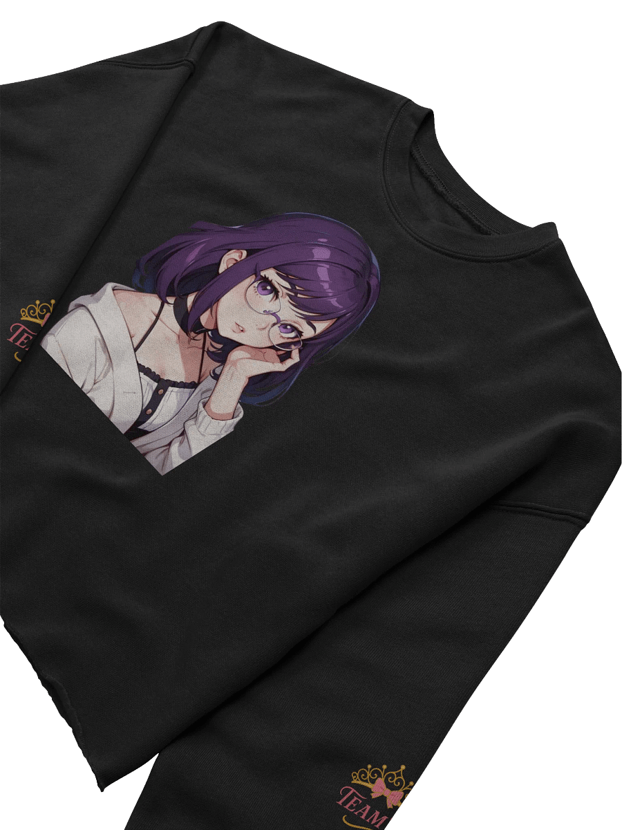 (Purple WAIFU) K Crop Sweatshirt product image (5)