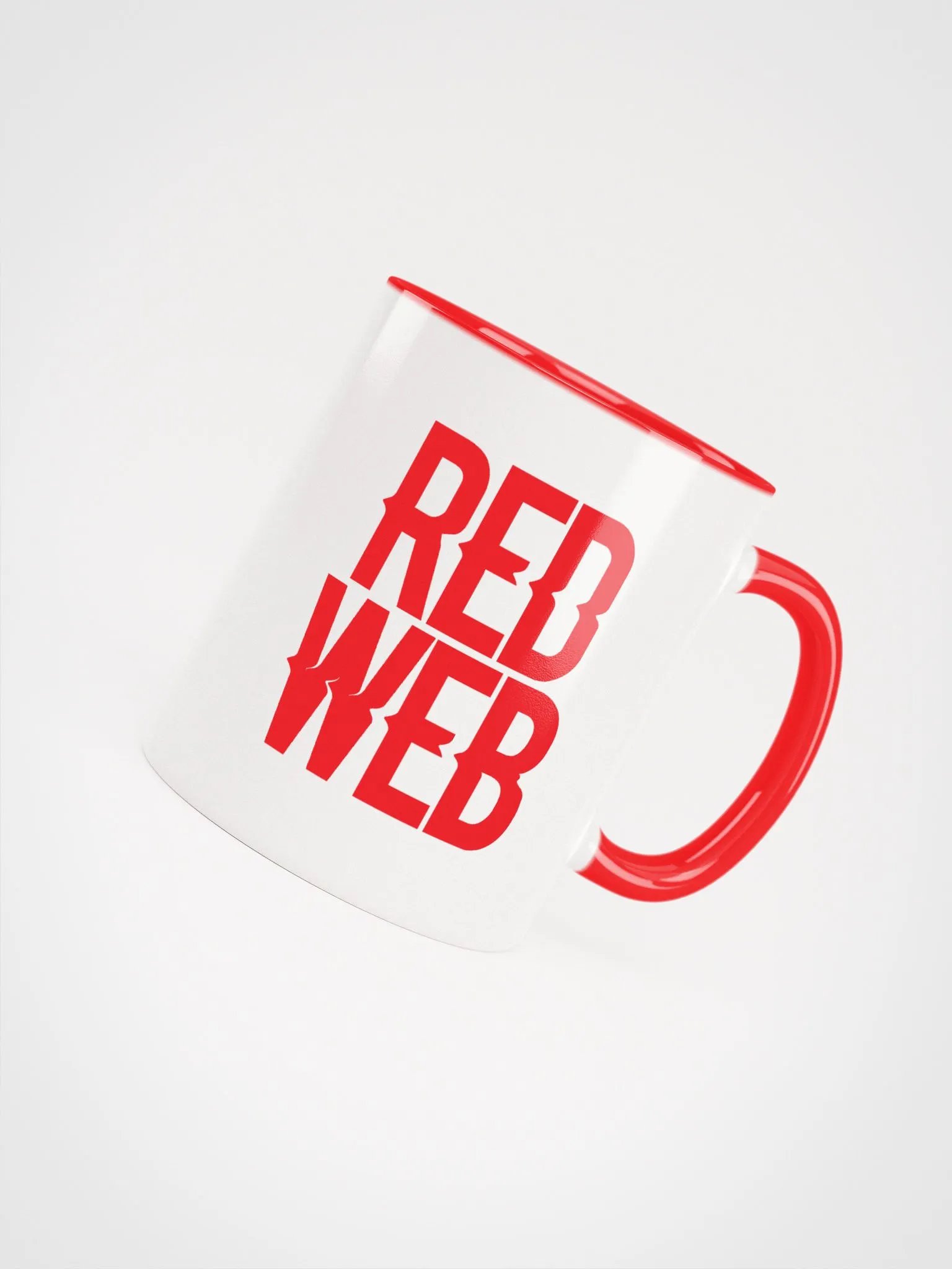 Red Web Mug product image (4)
