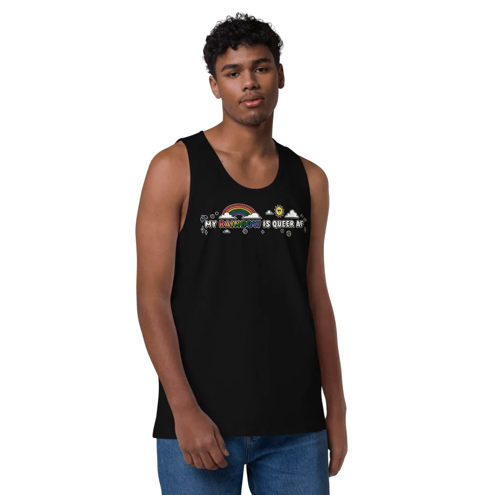 My Rainbow is Queer AF Tank Top product image (11)