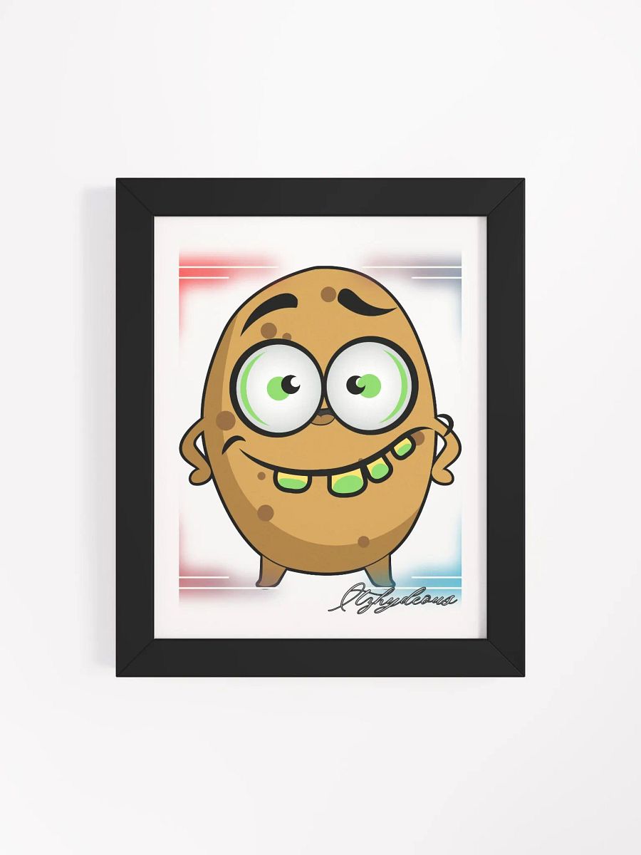 Jovial Potato Charm Framed Poster product image (4)