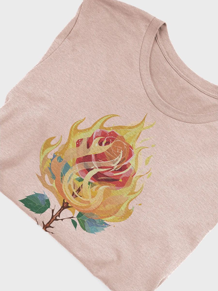 Slayed Flaming Rose T-Shirt product image (50)