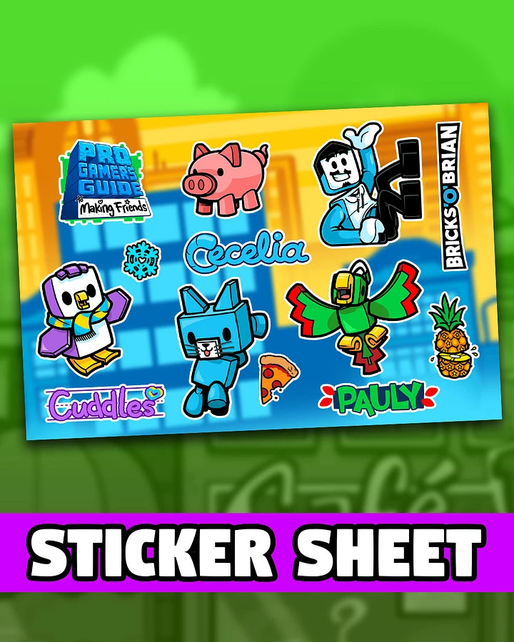 Making Friends Sticker Sheet product image (1)