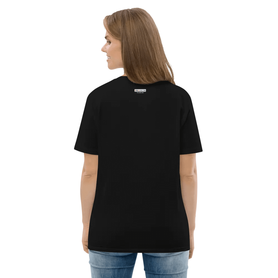 CrimeClothes Heels & Pearls Do Not Cross Organic Short Sleeve Tee product image (7)