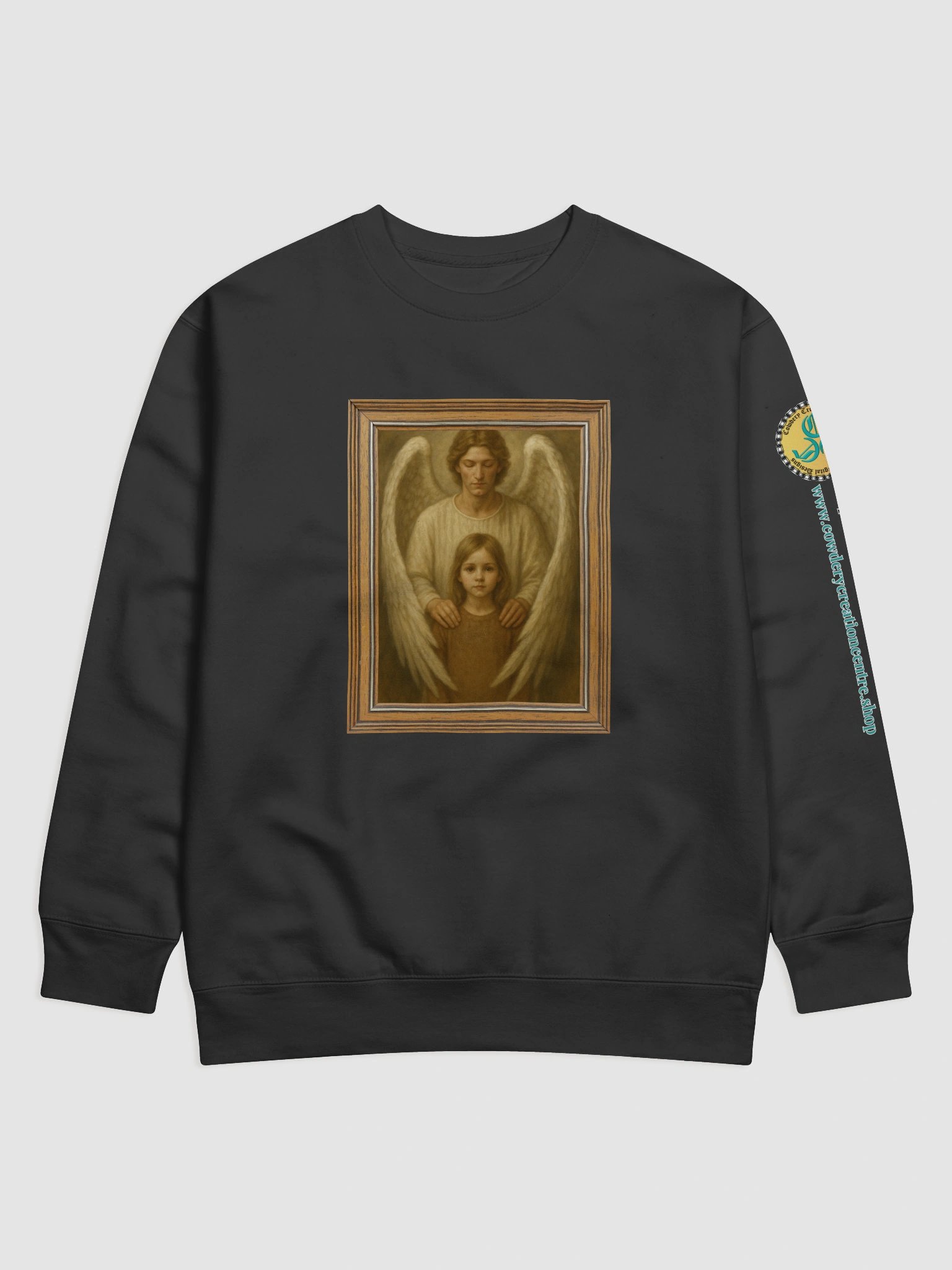 Angels Watch Over Them (Female) Cotton Heritage Premium Sweatshirt product image (15)