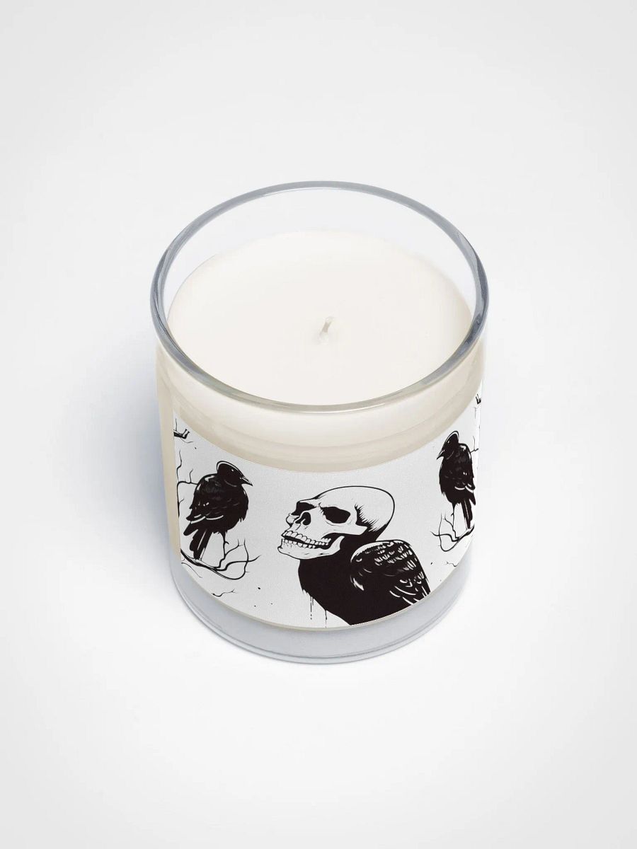 🌙 Crow & Skull Motif Soy Candle 🕯️ product image (3)