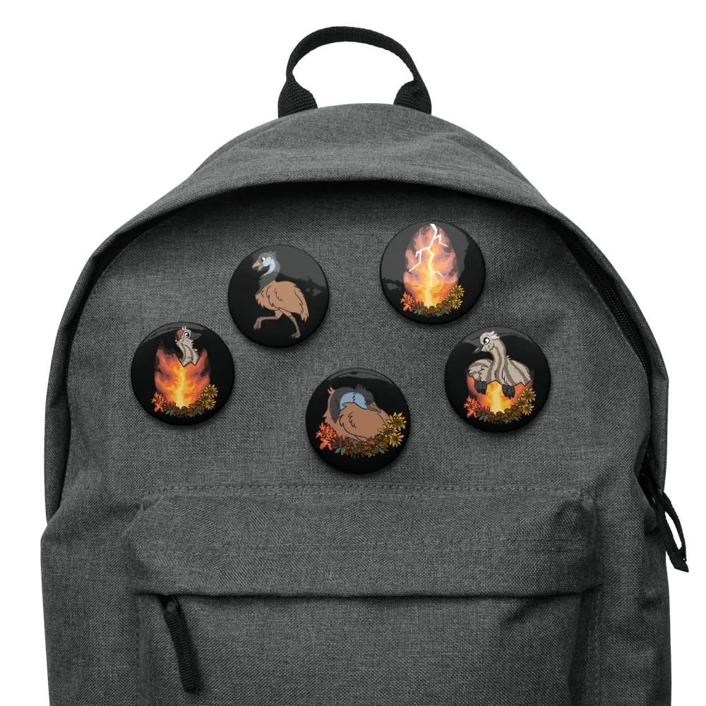 RAWR Ember Pins - Large Black product image (2)