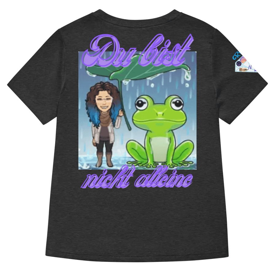 Du bist nicht alleine , Damen-T-Shirt mit entspanntem V-Ausschnitt product image (48)