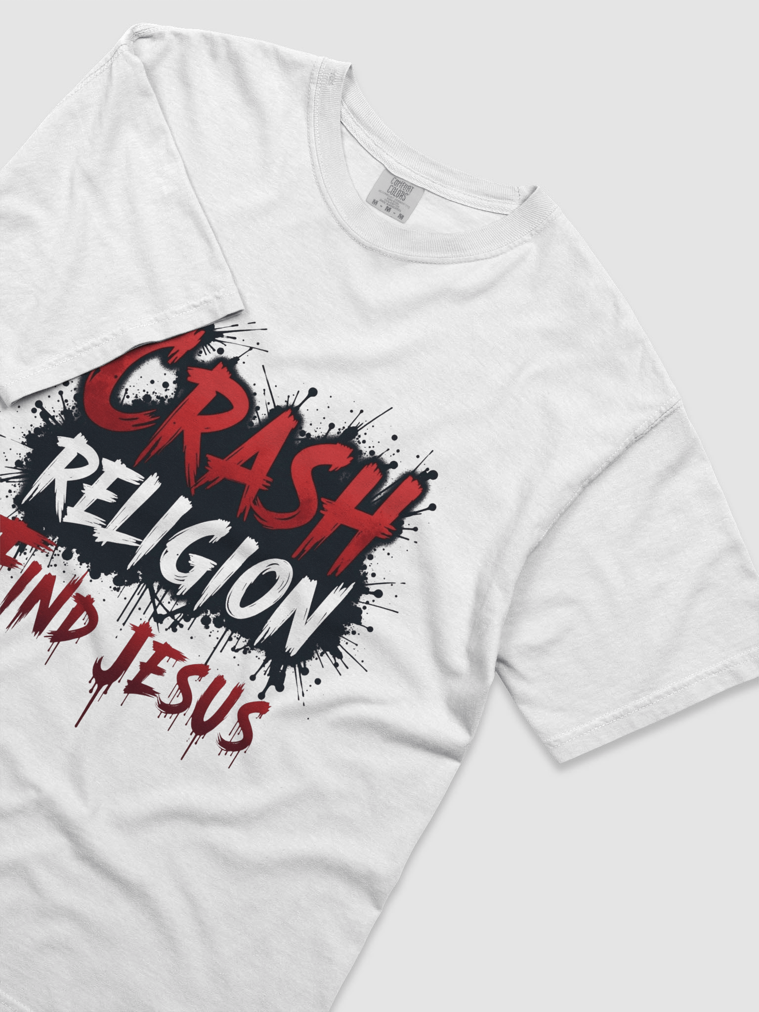 Crash Religion. Find Jesus. – Statement Tee product image (75)