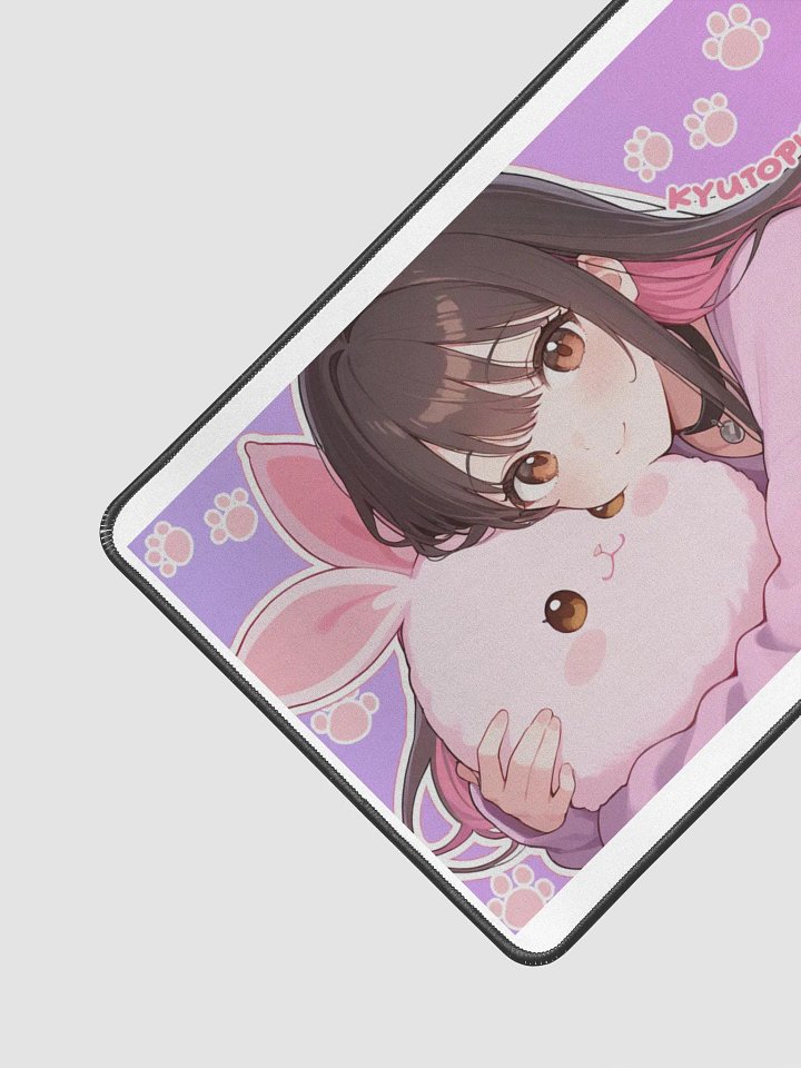 Kyuto Kawaii Bunny Hug Edition Mouse Pad 1 product image (2)