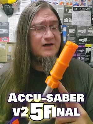 A Scar Barrel that Improves FPS?!  [Accu-Saber v2.5 Final]  https://www.etsy.com/listing/1109932577/the-final-accu-saber #AccuSaber #nerf #nerfblaster #botsnblasters #scarbarrel #frantzfoamworks #cantstopwontstop #fyp