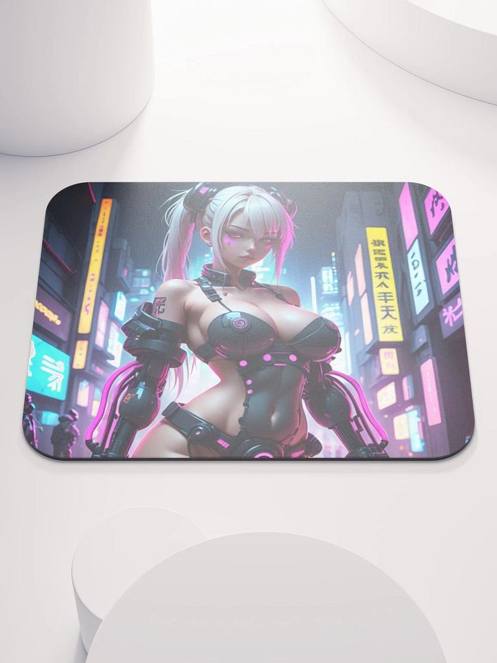 Neon Cyberpunk Mouse Pad product image (2)
