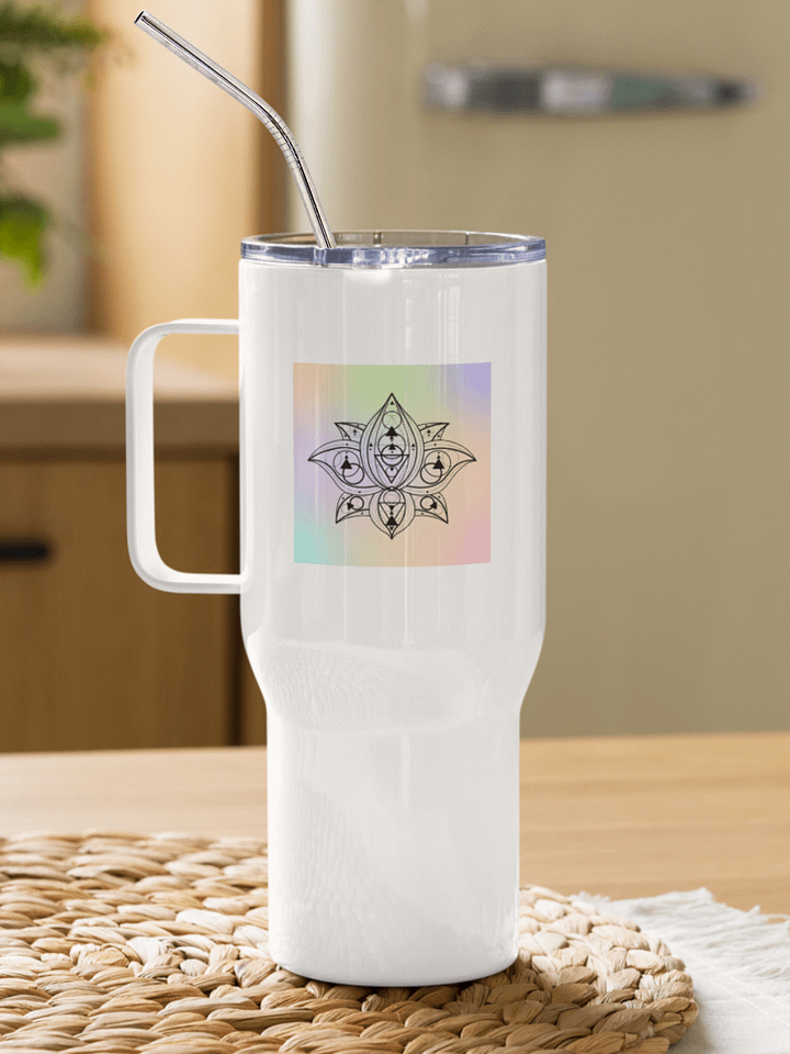 Sacred Lotus Thermal Mug product image (1)