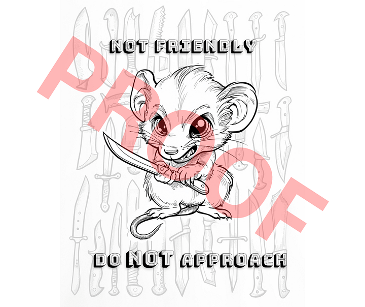 Not Friendly DO NOT APPROACH product image (1)