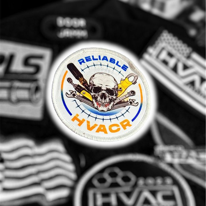 Reliable HVACR velcro patch product image (1)