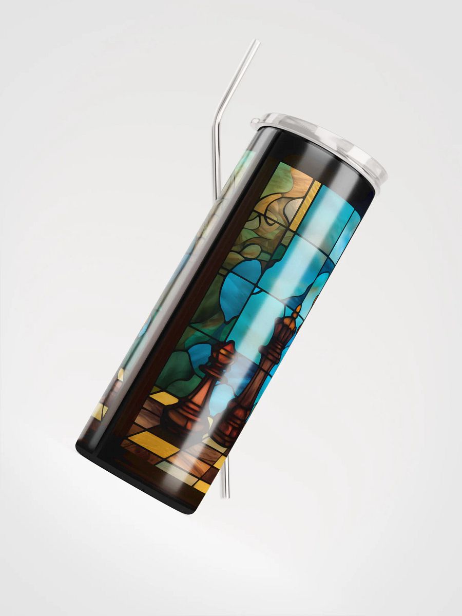 Elegant Chess Pieces Stainless Steel Tumbler product image (4)