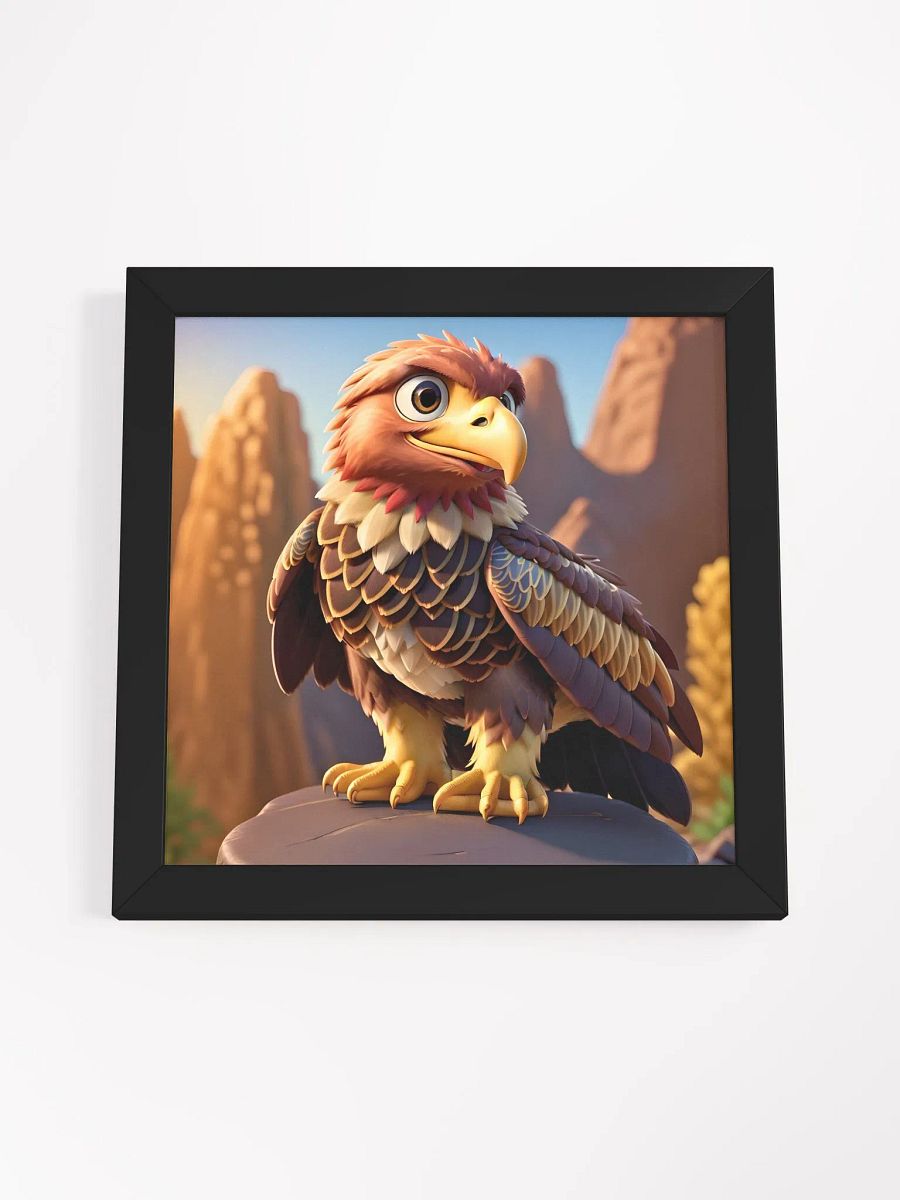Endangered Species - Mexico - Golden Eagle Eco-Friendly Ayous Wood Framed Poster product image (4)