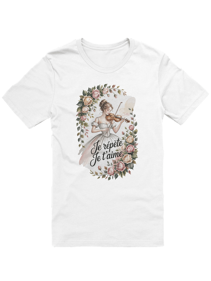 Je répète Je t'aime Floral T-Shirt product image (109)