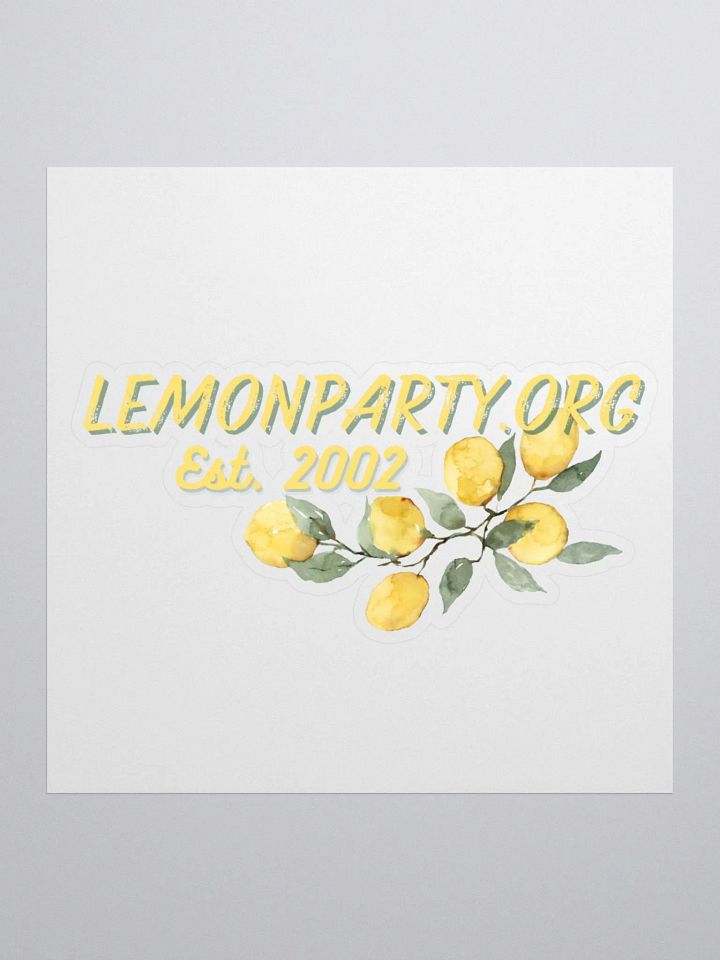 Lemon Party! - Kiss Cut Stickers product image (2)