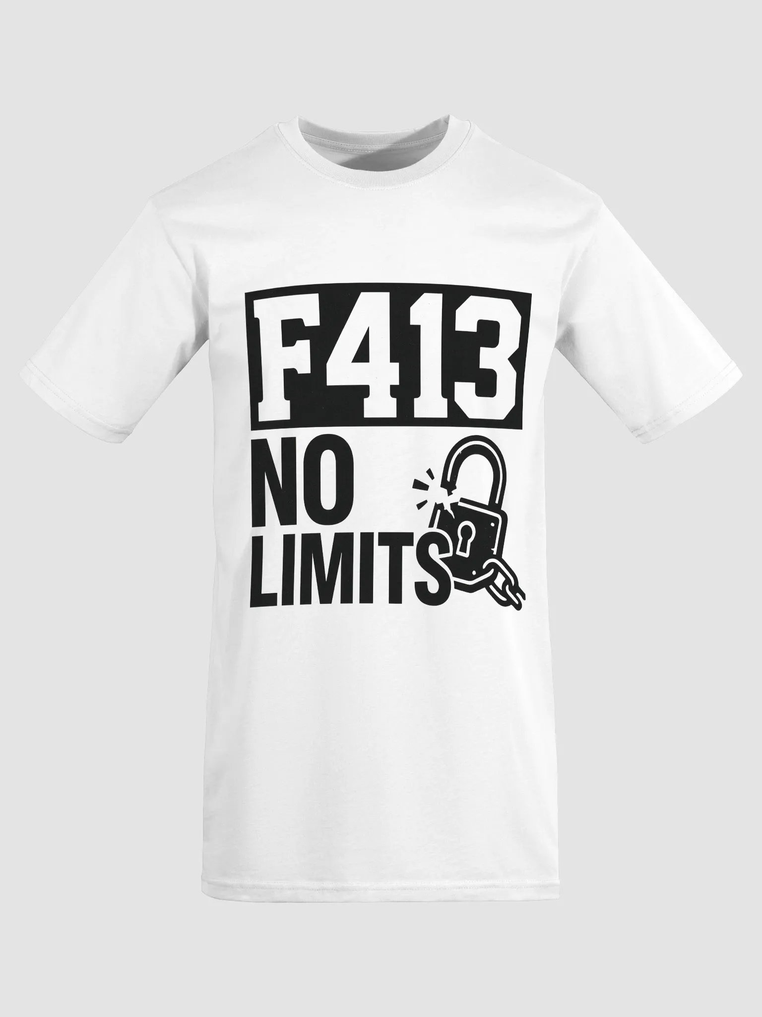 F413 - NO LIMITS | Camiseta Cristiana Urbana PREMIUM product image (6)