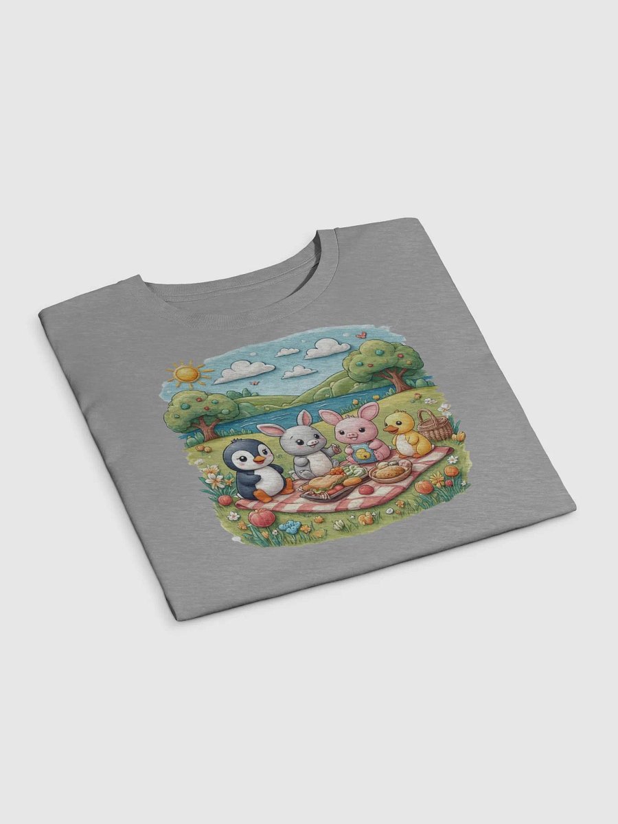 Baby Animal Picnic Pals Illustrated Crop Top product image (21)