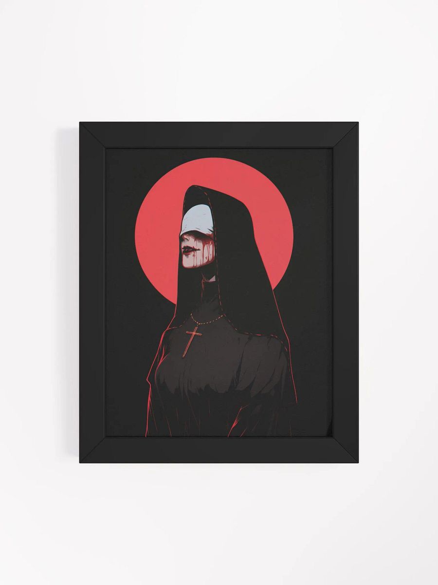 Framed Sinister Nun Enhanced Matte Poster product image (50)