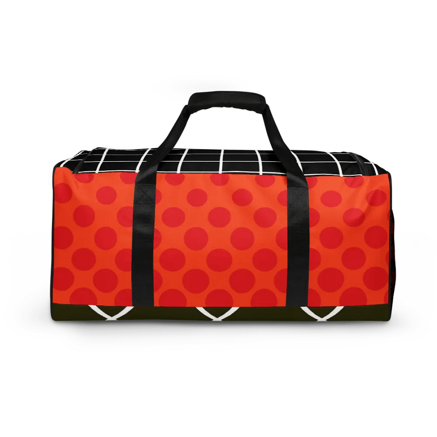 Multi-Pattern Geometric Printed Duffle Bag product image (3)