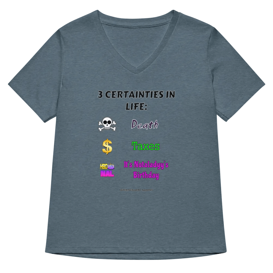 NAL Birthday Women's V-Neck Tee product image (41)