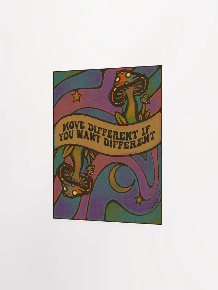 Matte Poster - Move Different product image (3)