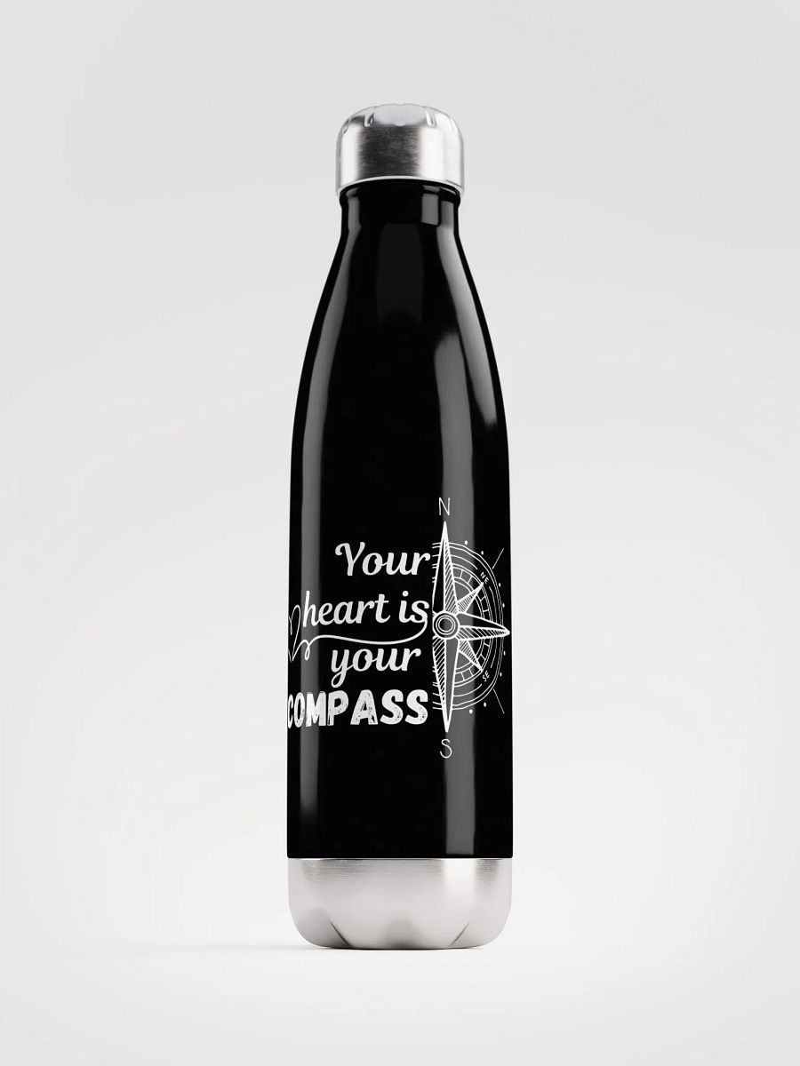 Your Heart’s Compass Stainless Steel Water Bottle product image (1)