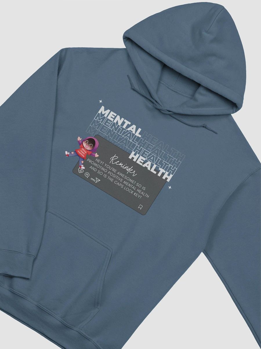 Mental Health Awareness Cotton Hoodie - Dark product image (3)