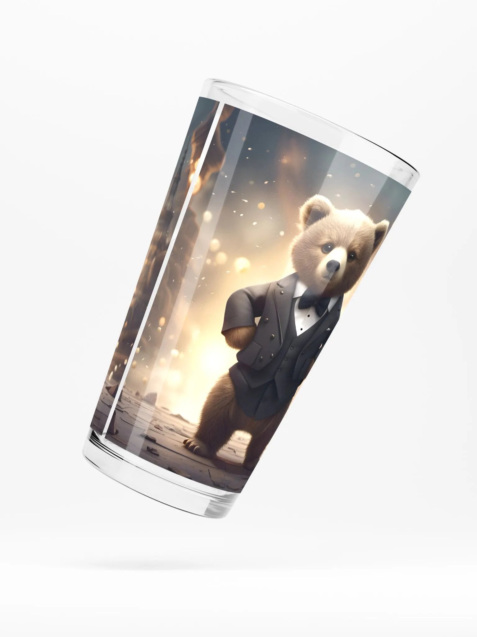 Tux Bear Pint Glass product image (5)