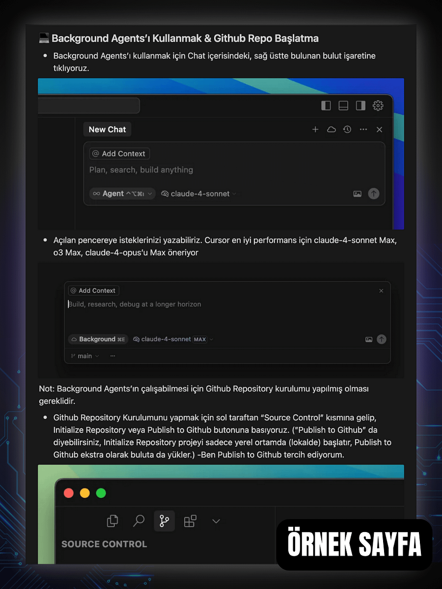 Cursor Kullanım Rehberi – Yapay Zeka ile Kodlama v10 product image (5)