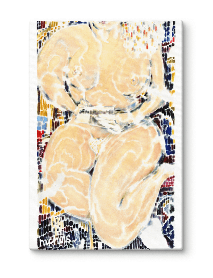 Woman Writer (1988) on canvas (32" x 48") product image (2)
