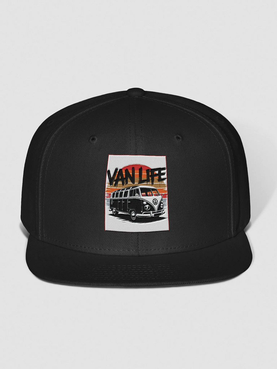 Black "Van Life" Snapback Cap product image (1)