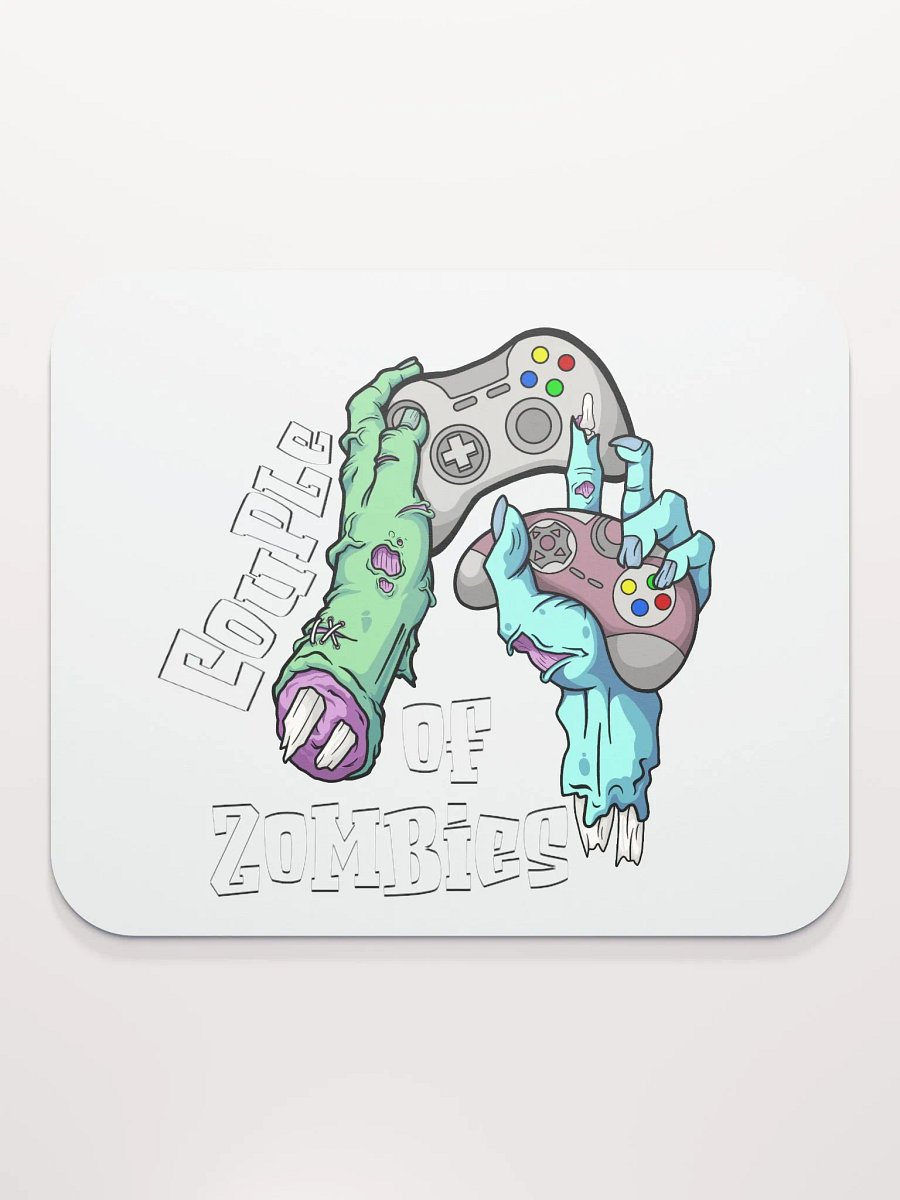 Couple of Zombies Mouse Pad product image (2)