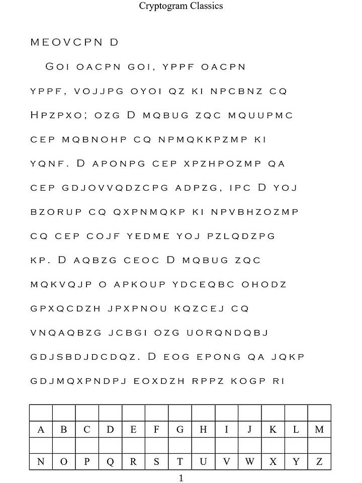 Cryptogram Classics: Frankenstein, Part Three [Draw-On Digital Edition] product image (2)