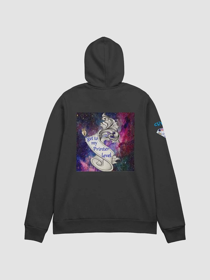 get to my printer level , Herren Hoodie product image (2)