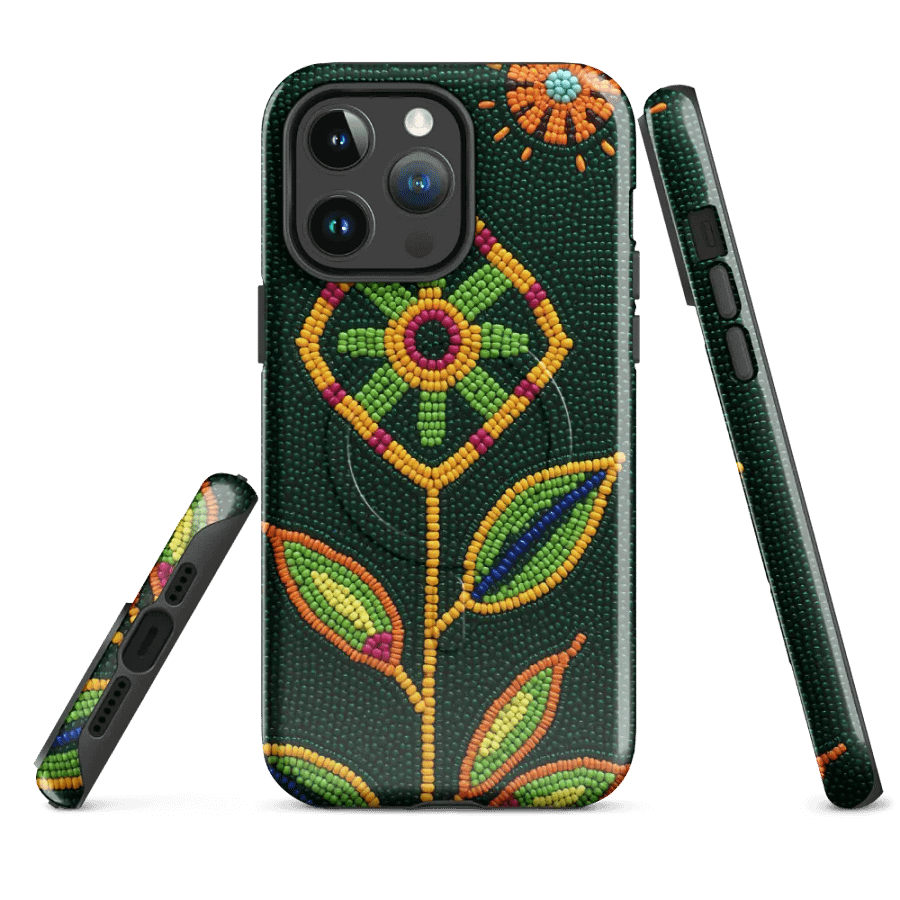 Floral Faux-Beadwork iPhone® Case product image (4)