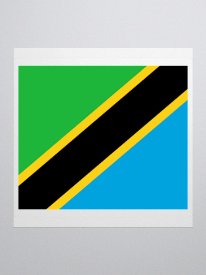 Tanzania Flag Sticker - Exclusive Vinyl Design for National Pride product image (2)