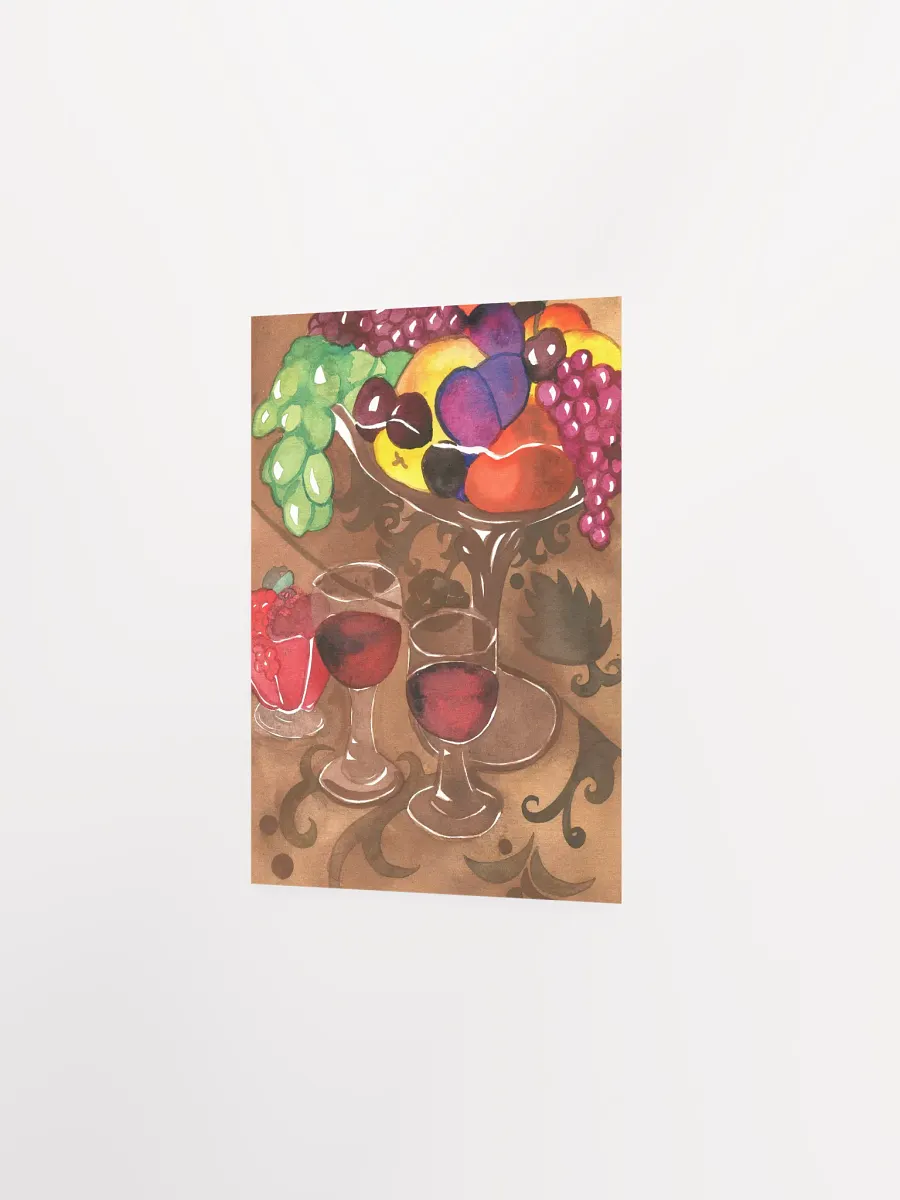 Wine And Fruits Art Print product image (9)