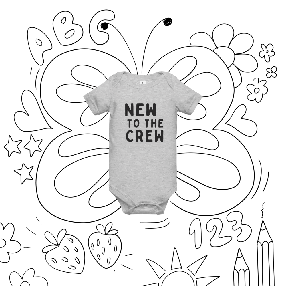 NEW TO THE CREW Baby Short Sleeve Onesie product image (8)