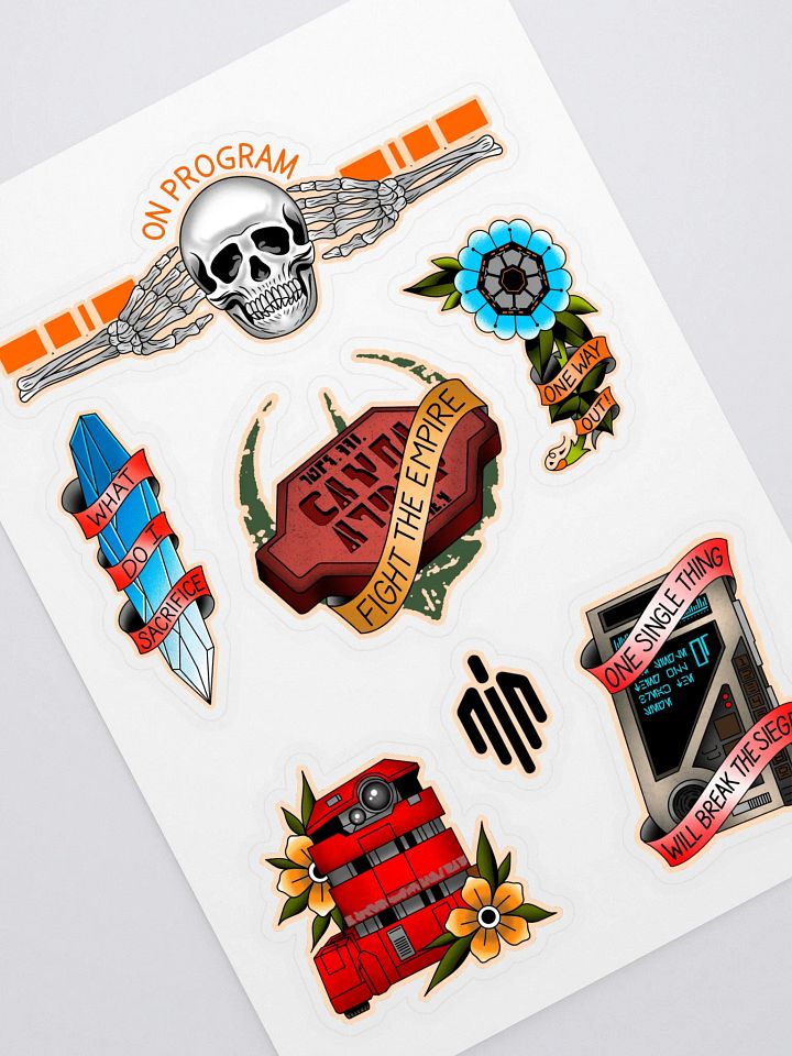 Andor Flash - Sticker Sheet product image (1)