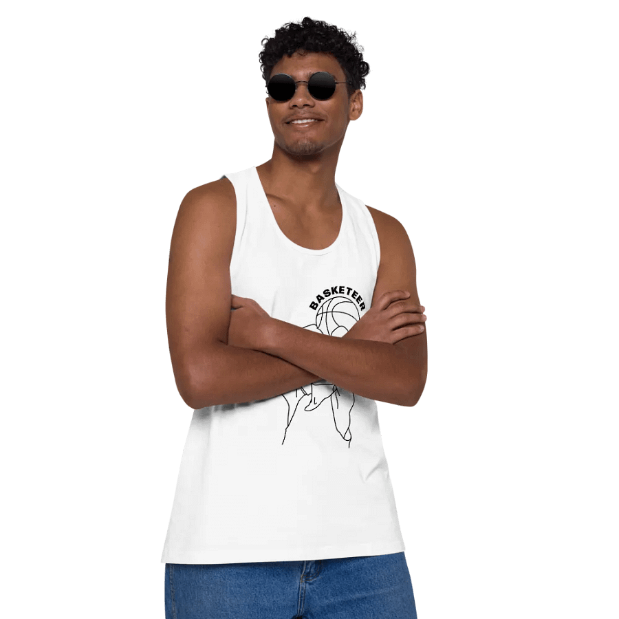 'Basketeer' Midweight Cotton Tank Top product image (3)