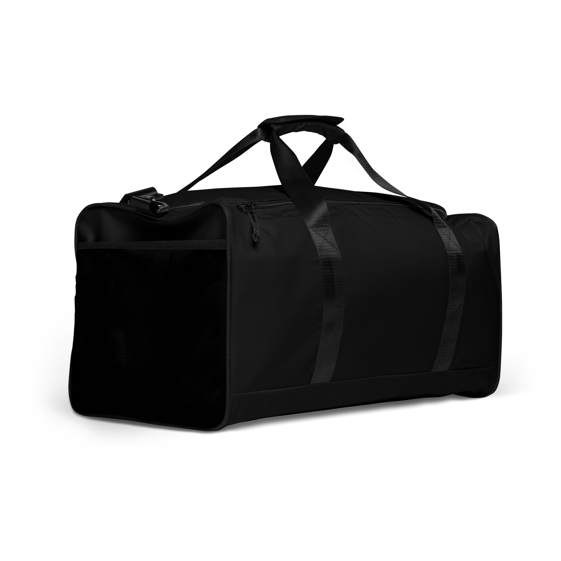 Black Solid Color Duffel Bag product image (2)