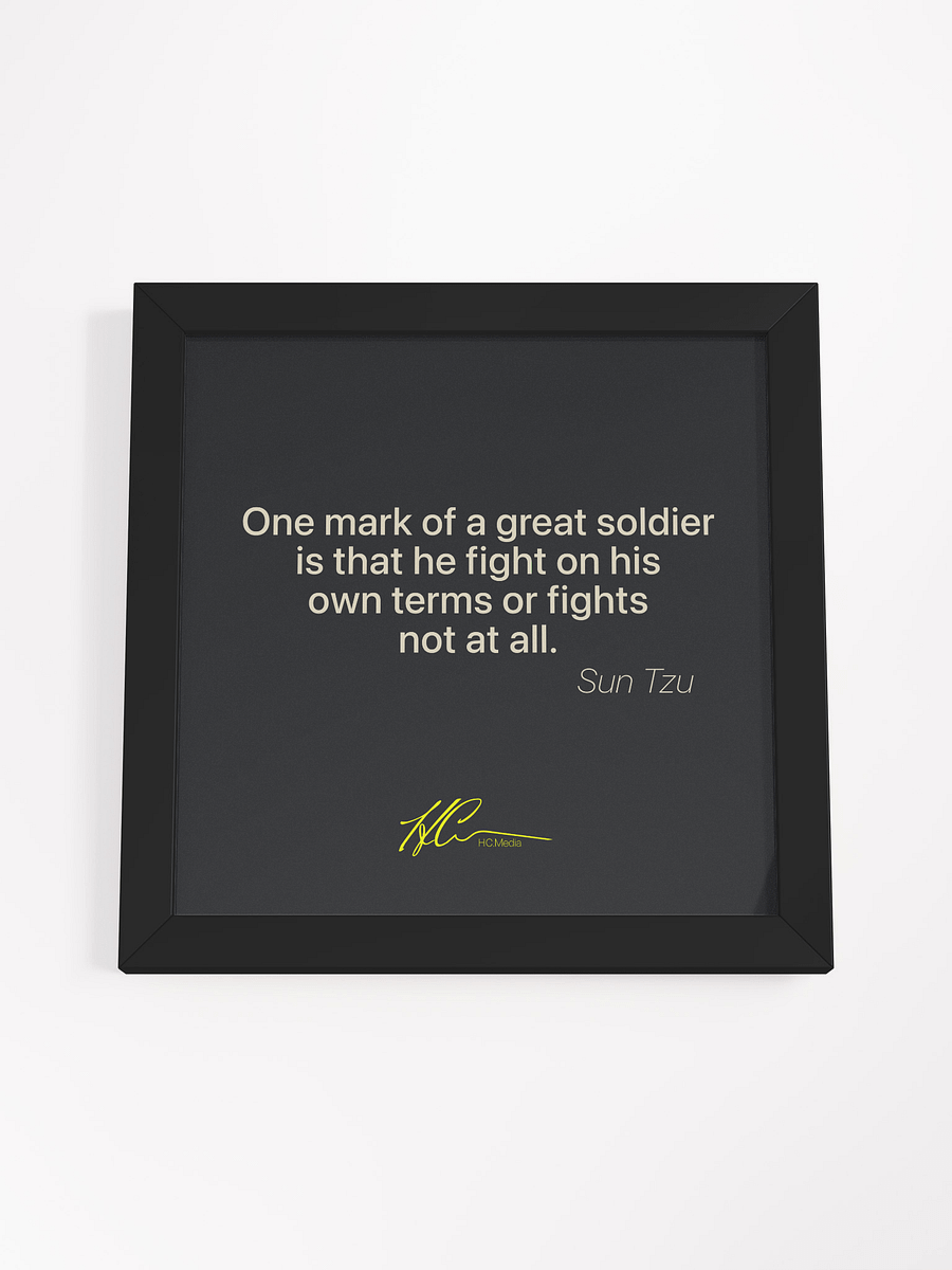 Sun Tzu Q5 - Framed Poster product image (4)